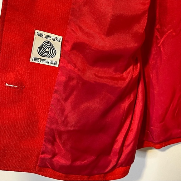 Vintage Blazer Coat 100% Virgin Wool - Picture 3 of 4